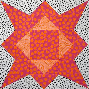 Learn how to make a Shaded Compass quilt block